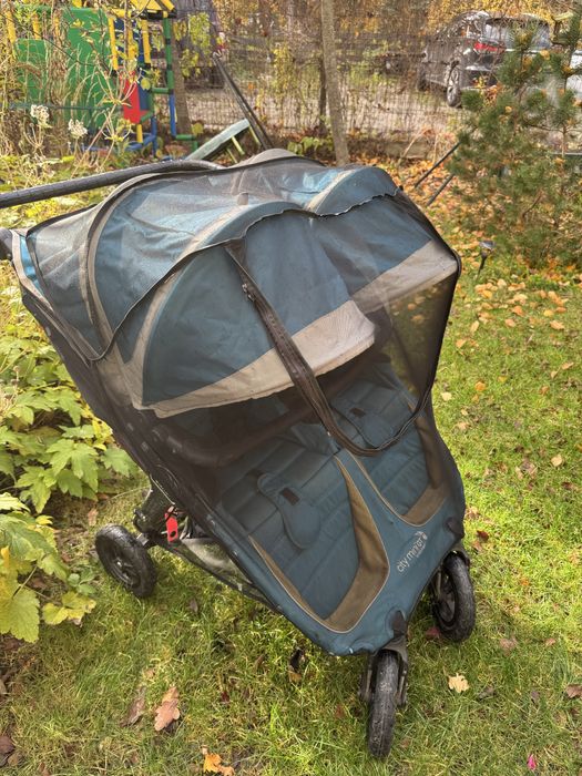 Wózek Baby Jogger City twin+Moskitiera i folia p.d. podwójny bliźniaki