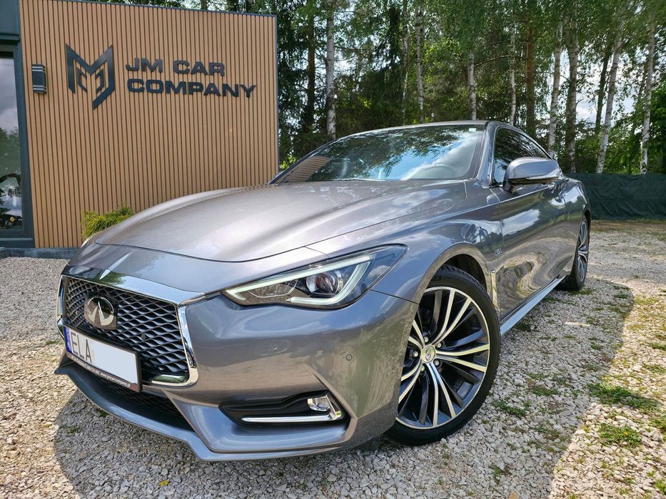 Infiniti Q60 3.0 biTurbo v6 405 KM edy PREMIUM Full Opcja NISKI Przebieg Zarejestro
