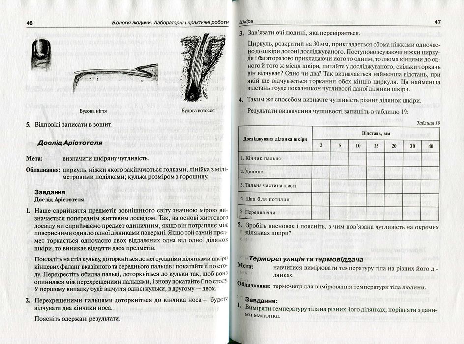 Сидорова Л. Біологія людини. Лабораторні і практичні роботи. 8-9 класи