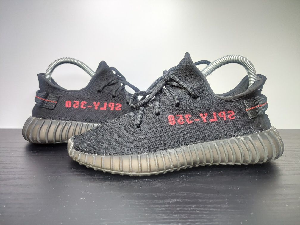 Кросівки Оригінал ADIDAS YEEZY BOOST 350 V2 BLACK RED 38р 23.5см