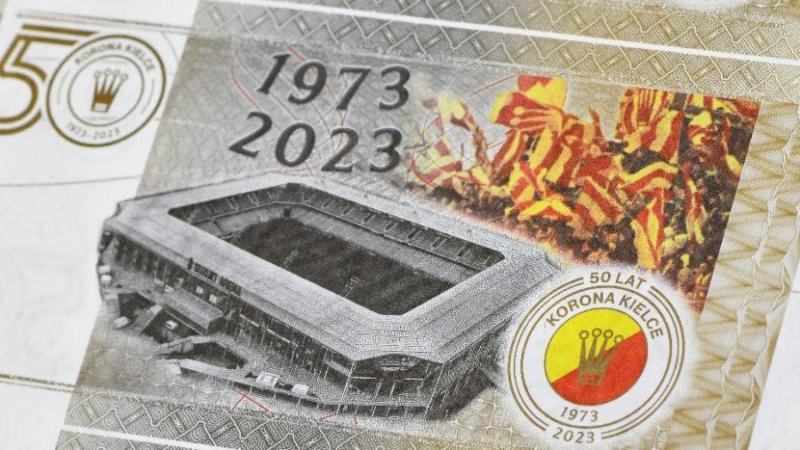 Korona Kielce bon 11 sztuk kolekcjonerski