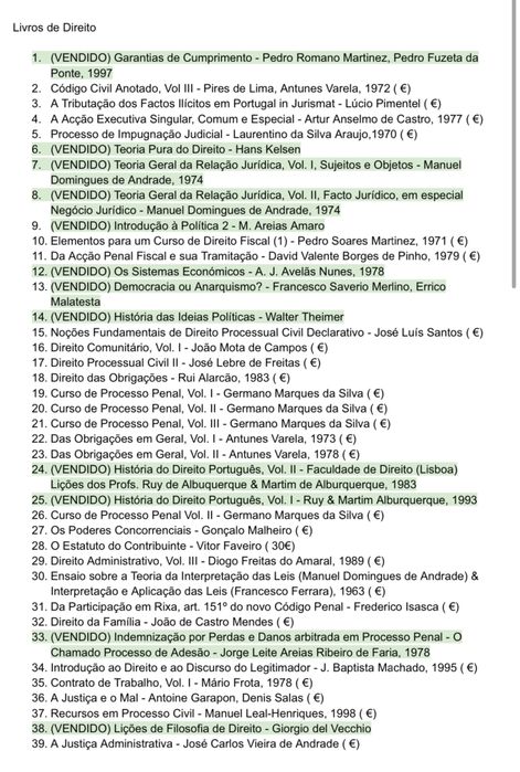 Livros de Direito