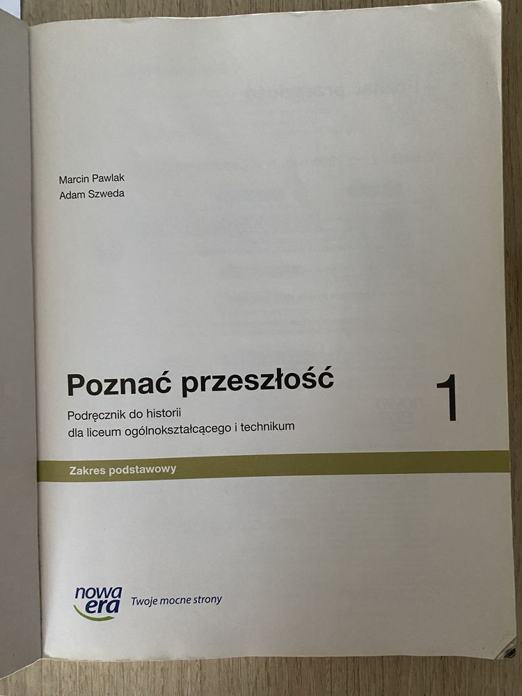 Podrecznik Poznac Przeszlosc 1 zakres Podatawowy