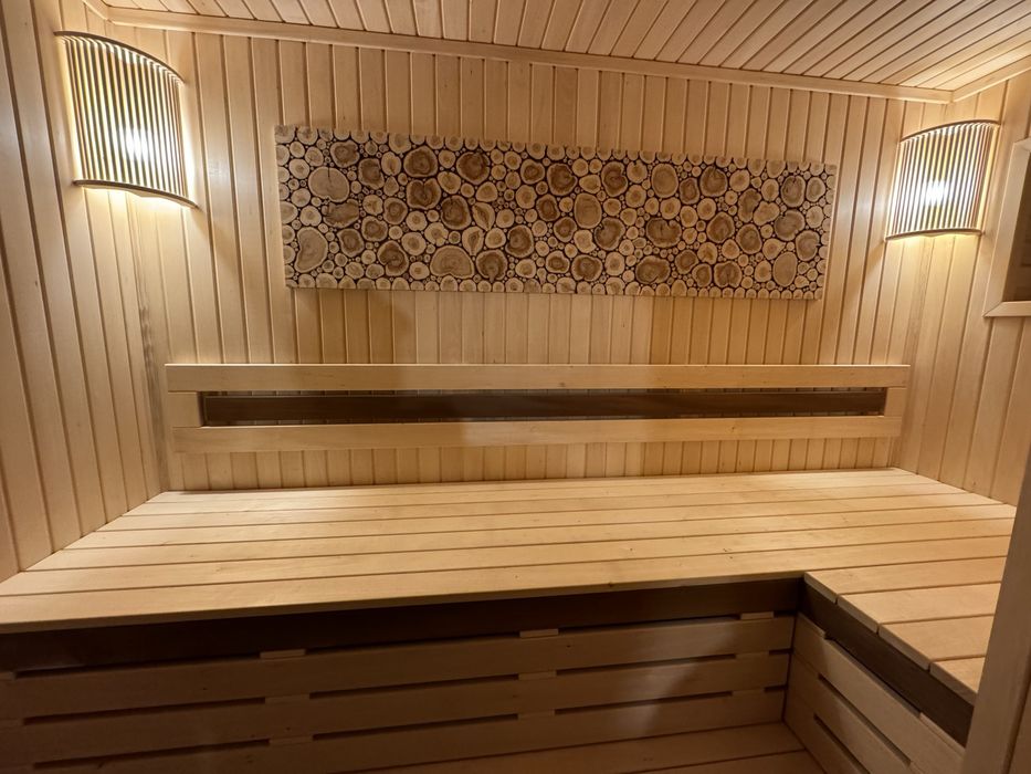 Панель можжевельника спили декор для бані
