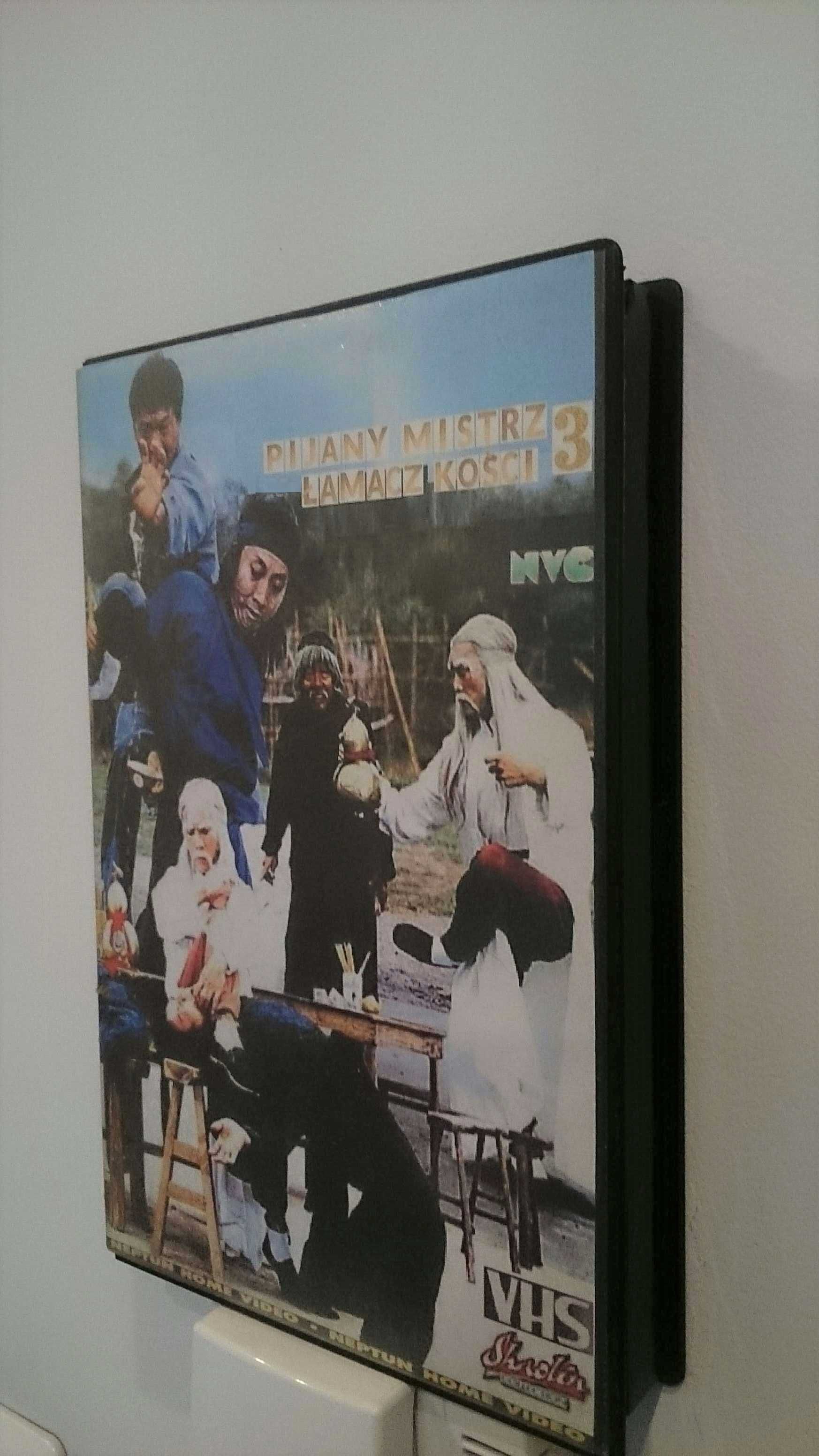 Filmy VHS * Pijany Mistrz 1 i 2 i 3 * hit LEKTOR Jackie Chan