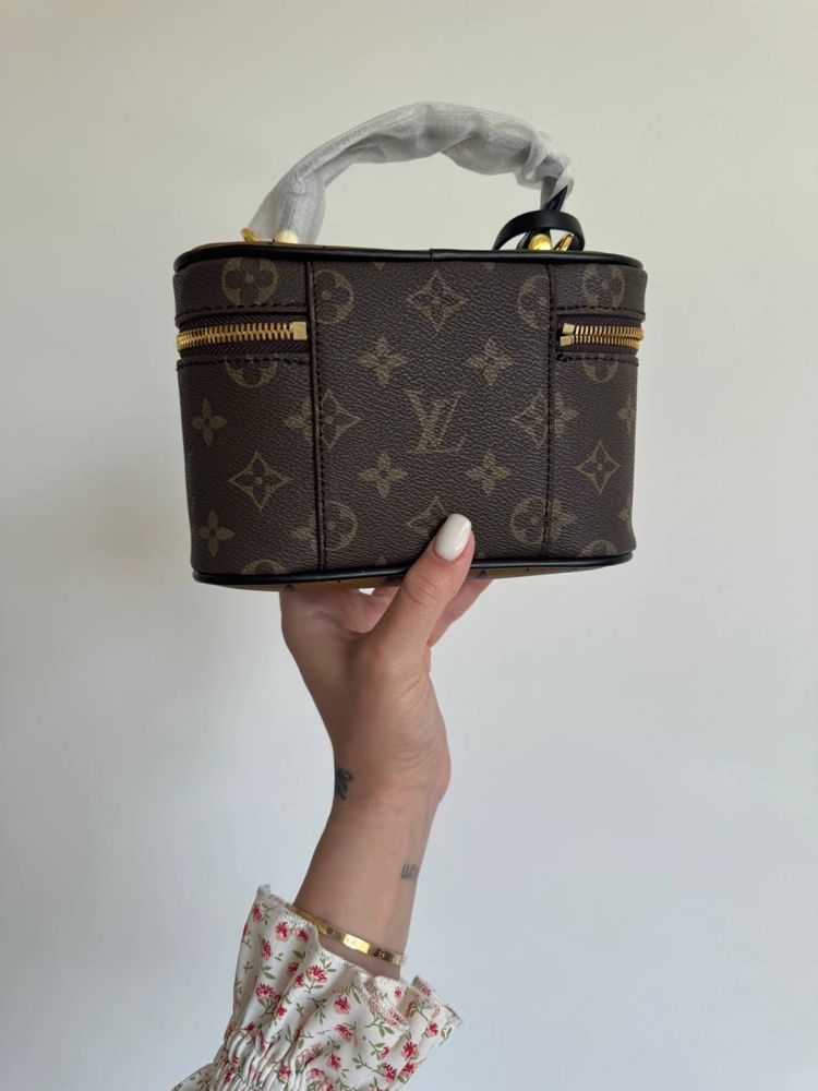 Сумочка бочонок в стиле LV Louis Vuitton Monogram Луи Виттон премиум