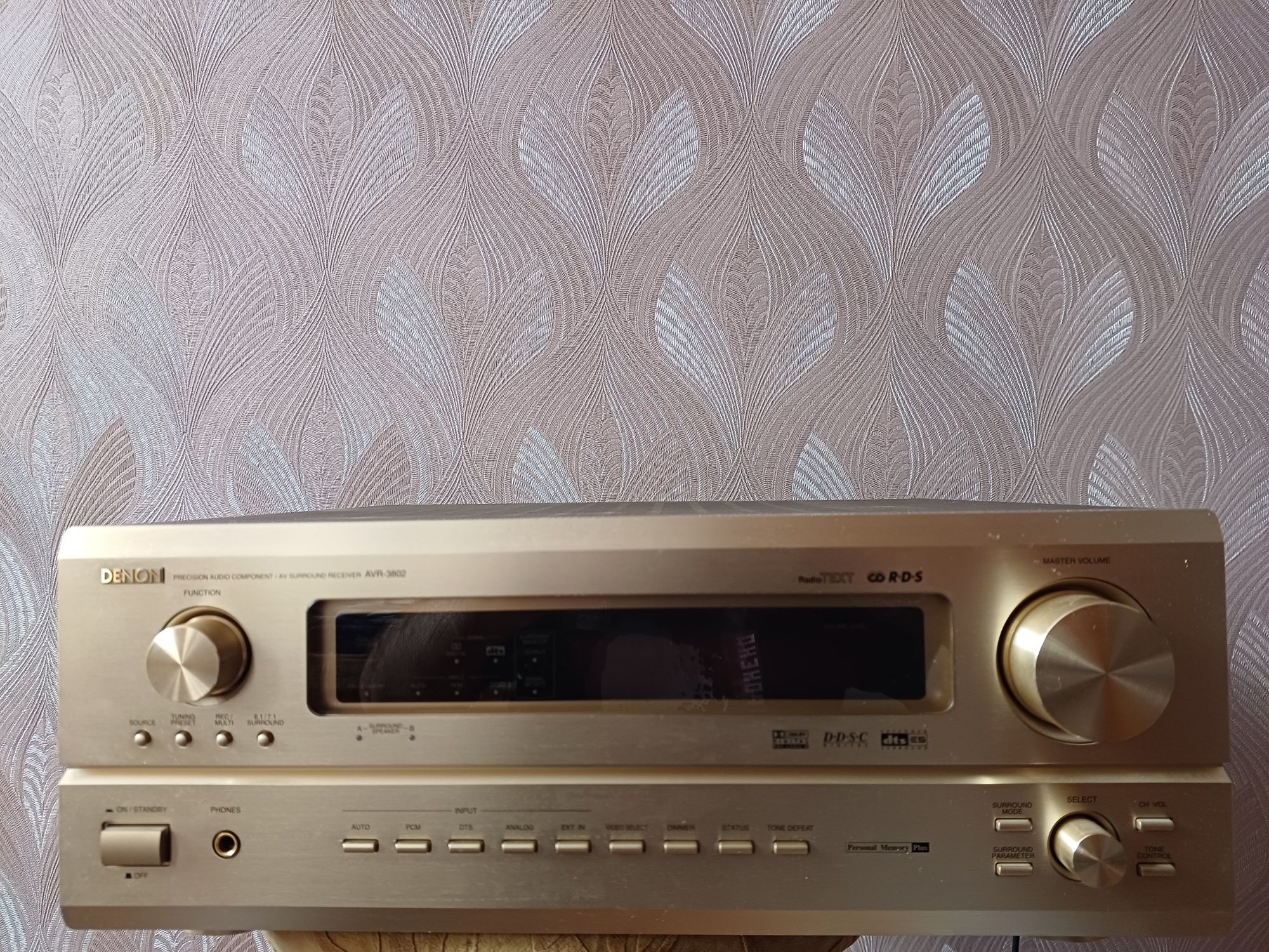 Підсилювач:ресівер DENON AVR 3802