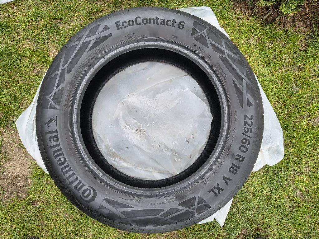 Opona letnia Continental EcoContact 6 225/60 R18 V XL stan bardzo dobr