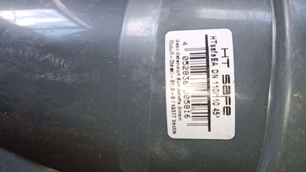 Kolana, trójniki kanalizacyjne