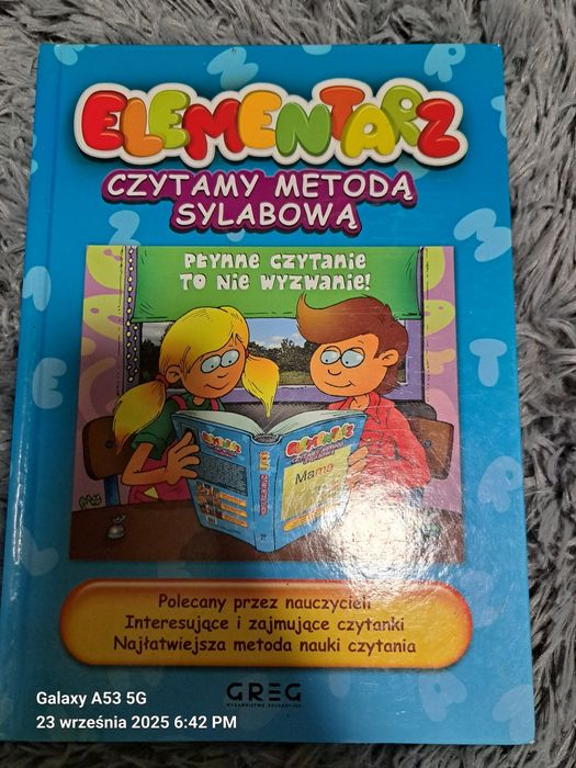 Elementarz czytamy metoda sylabowa