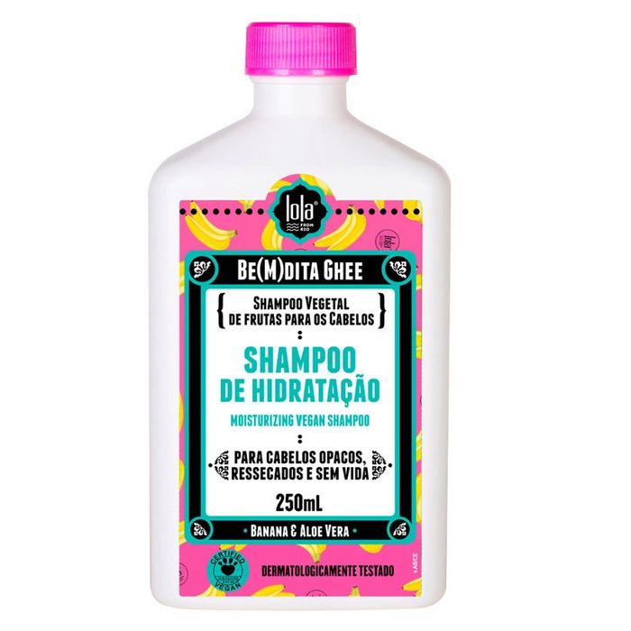 Lola Cosmetics nawilżający szampon do włosów z bananem i aloesem 250ml