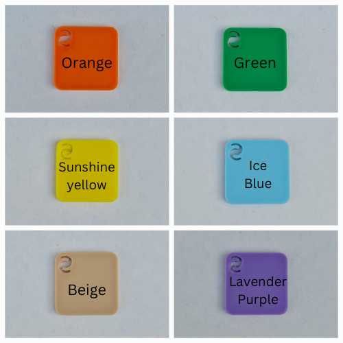 Chaveiro com nome personalizado com duas cores