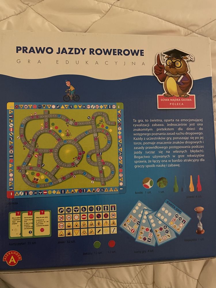 Gra planszowa prawo jazdy rowerowe