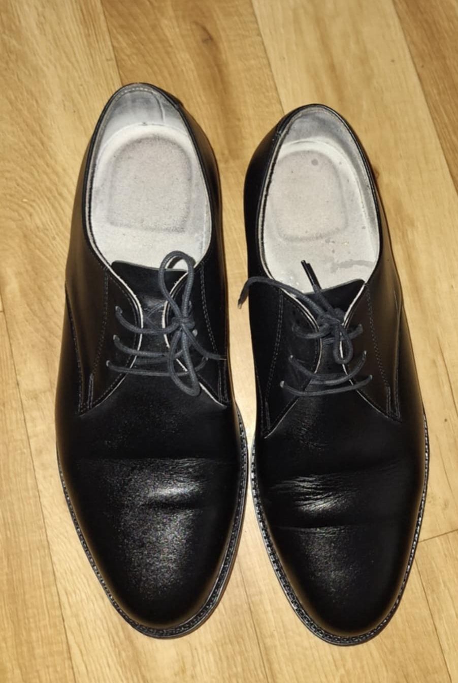 Skórzane buty Wojas