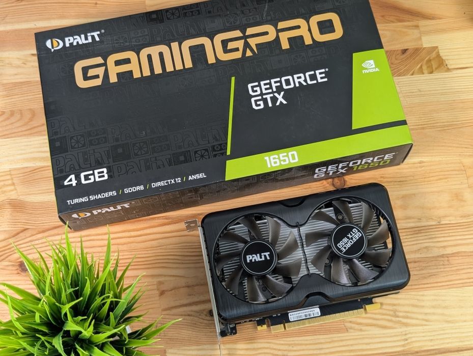 Відеокарта PALIT GAMING PRO GTX 1650 4GB (GDDR6) Гарантія | XPLAY