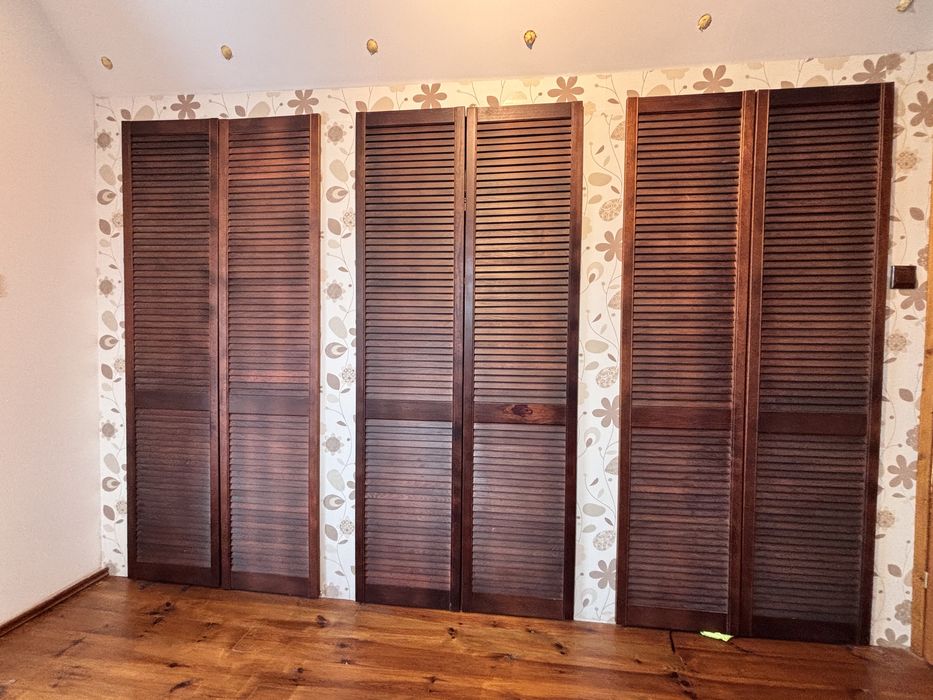 Szafa, drzwi panel lamelowy sosna