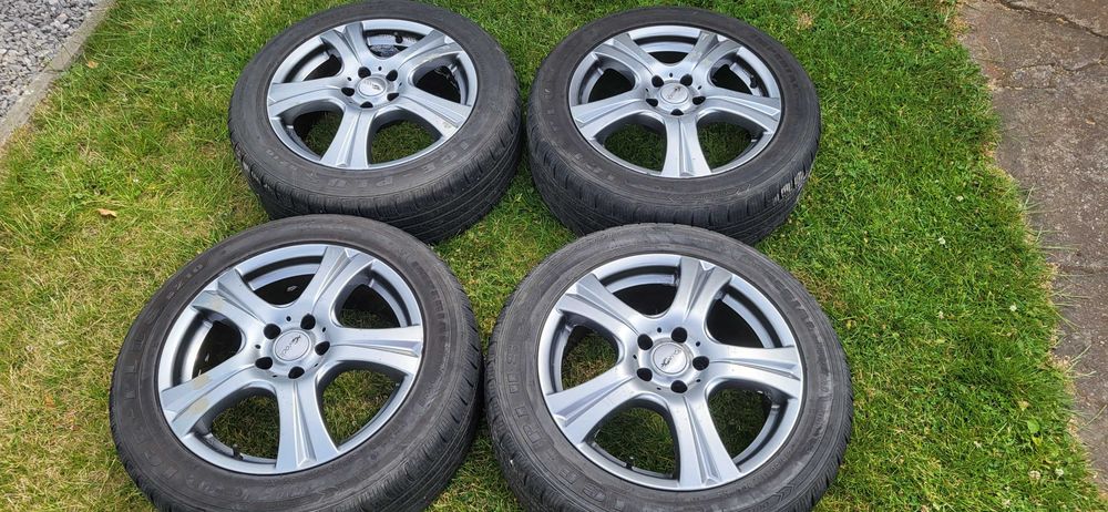 Koła zimowe 215/55/17 Felgi aluminiowe opony Fiat 500X