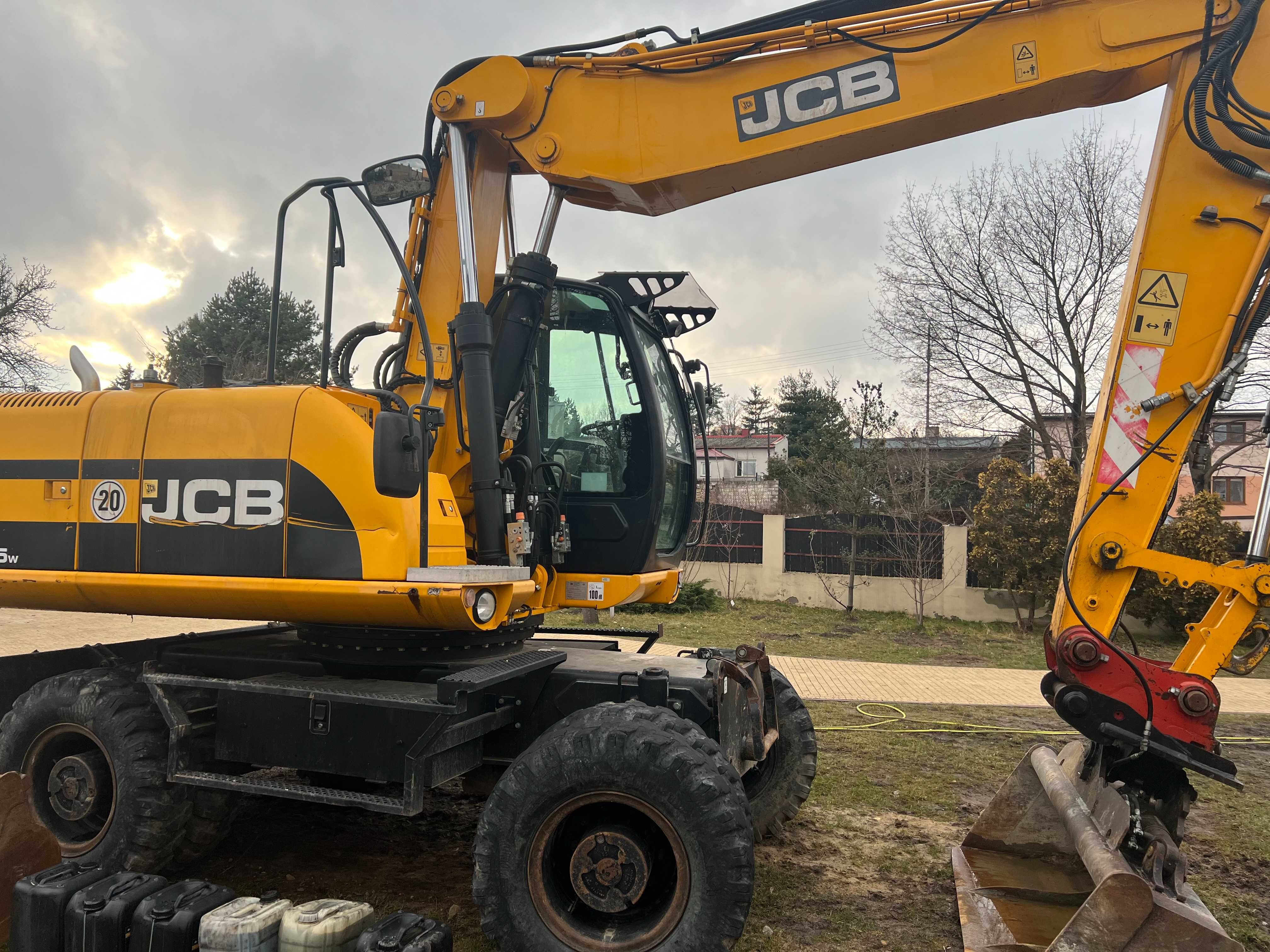 JCB JS 175 W Koparka kołowa łyżka  2m hydrauliczna !! Brutto...