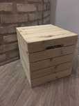 Kallax Ikea : skrzynka wkład z pokrywą 33x33x37
