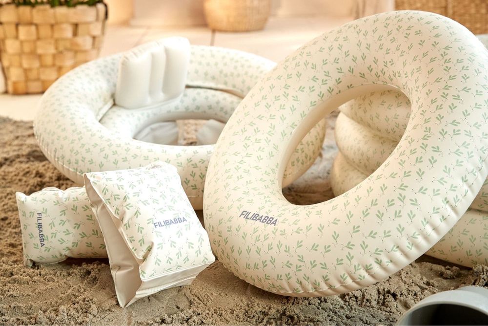 Koło dmuchane do wody / basenu Filibabba - nowe zielone