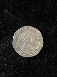 1983 UK England Queen Elizabeth II 20 Pence Coin