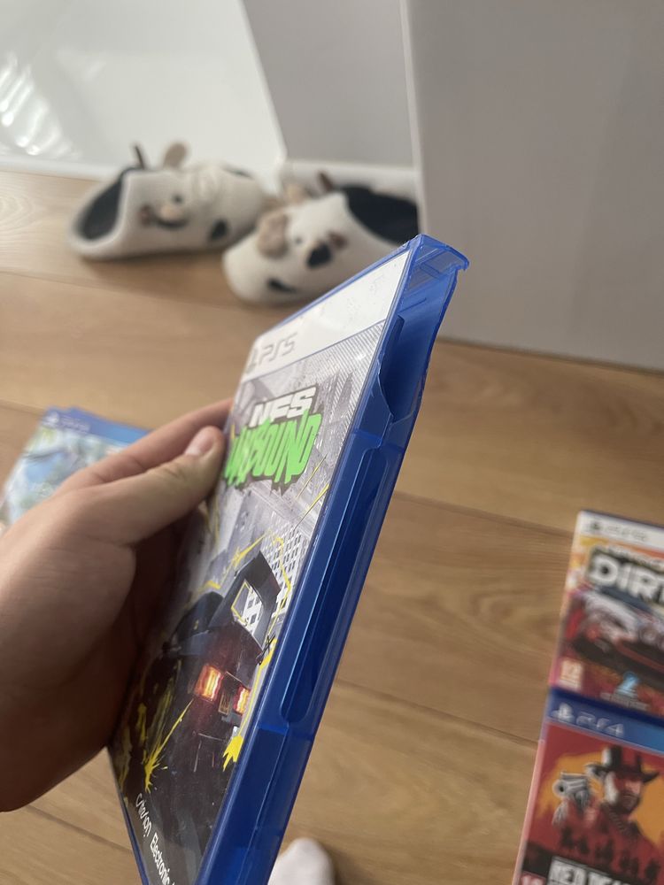 Gry ps5 nfs unbound dirt 5 rdr2 horizon forbidden west itp