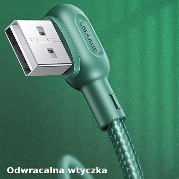 Kabel Przeznaczony do Gier USB USAMS U57, 1,2M 2A - Czarny