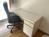 Secretaria MALM + Cadeira IKEA
