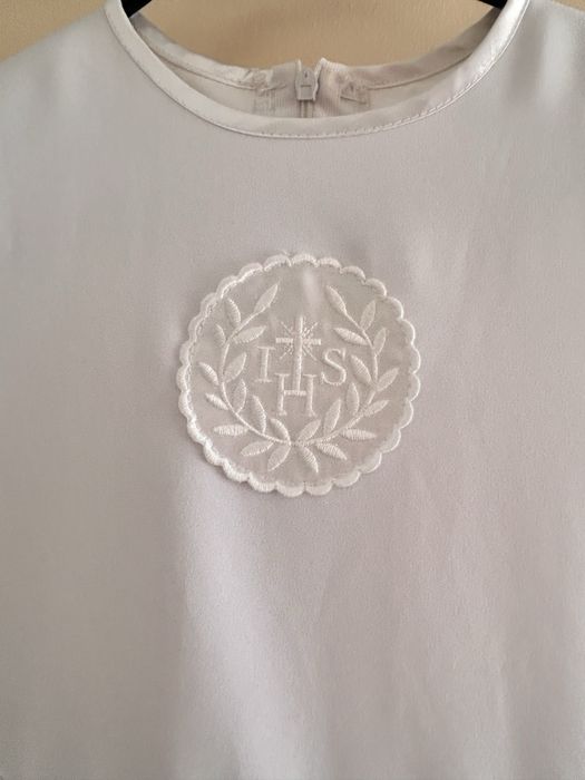 Suknia komunijna r. 140 z dodatkami