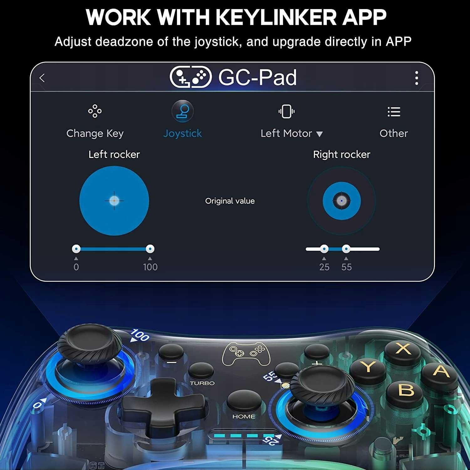 RGB LED PAD pad kontroler pro do PC Switch