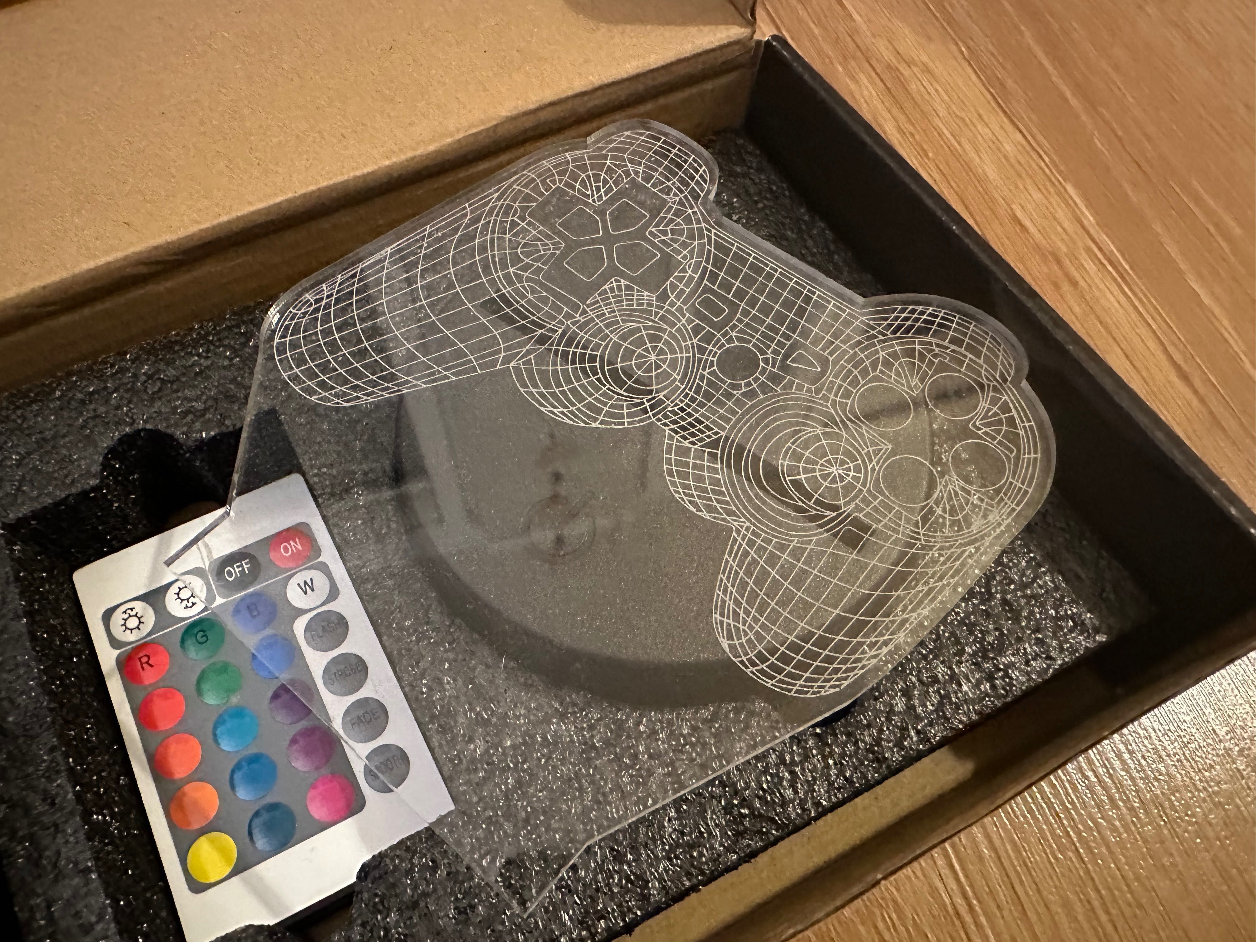 Lampka 3D Creative 3D Visualization lamp konsola Pad