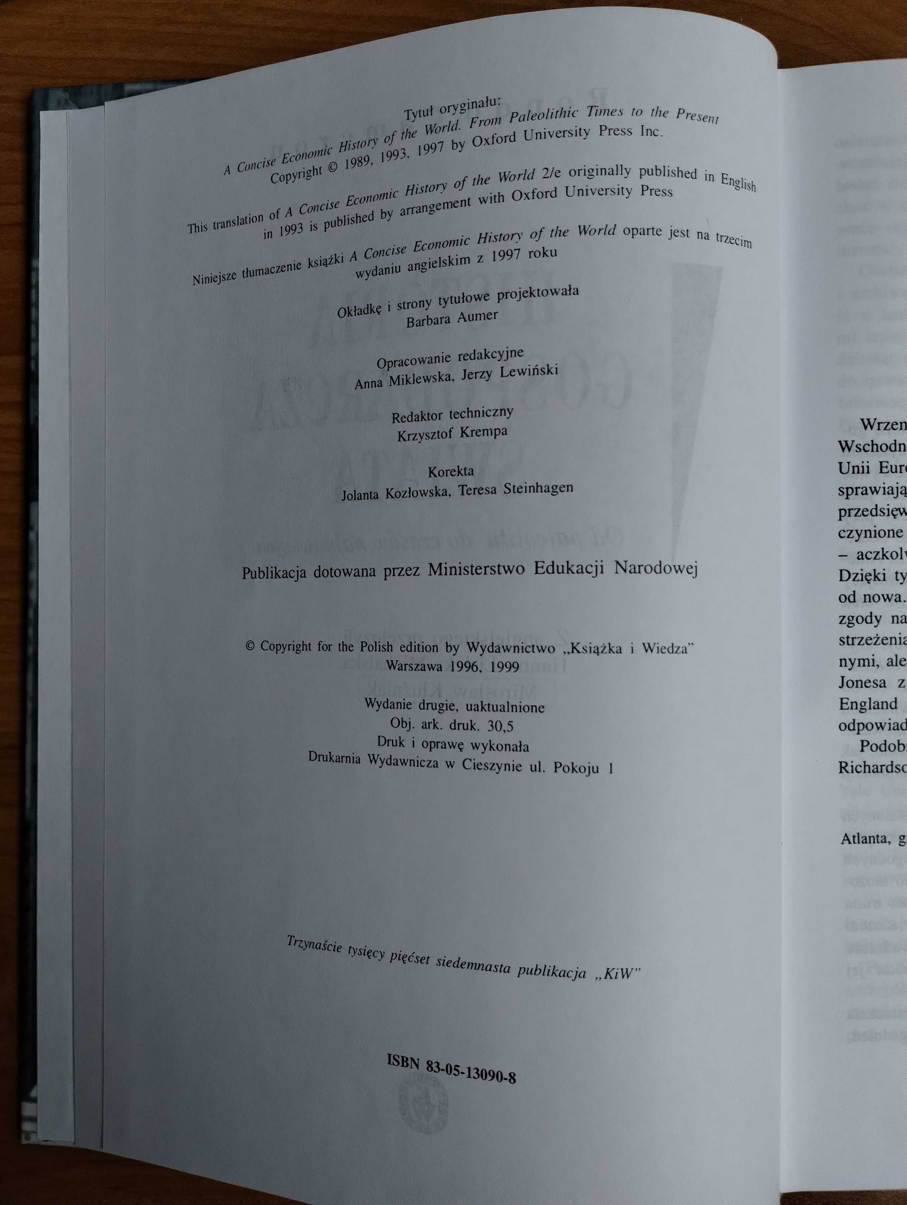 Historia Gospodarcza Świata,     Rondo Cameron