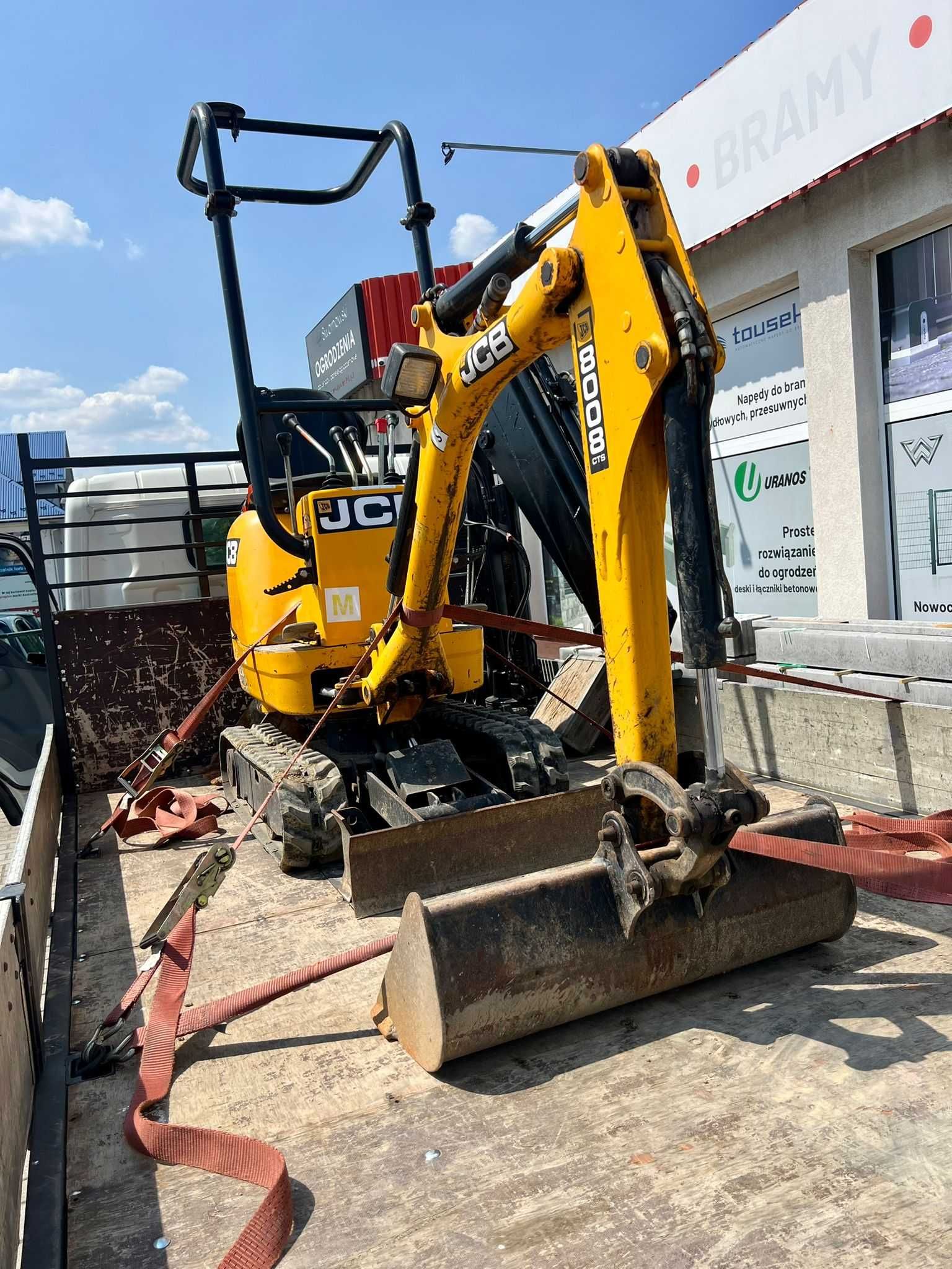 Minikoparka JCB 8008 WYNAJEM KOPARKI