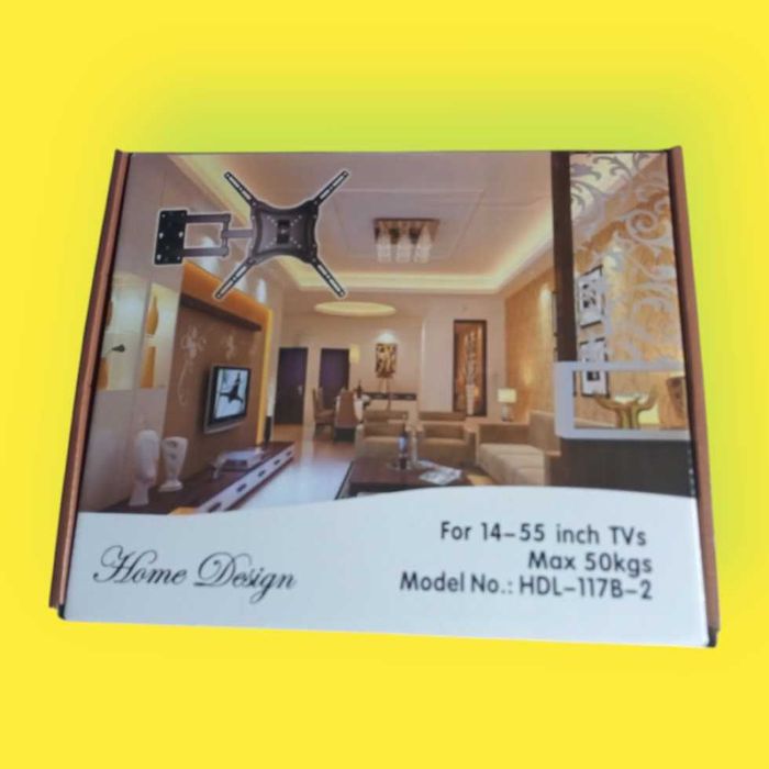 Кронштейн телевизора HDL-117B-2  крепеж диагональю 14" - 55"держатель
