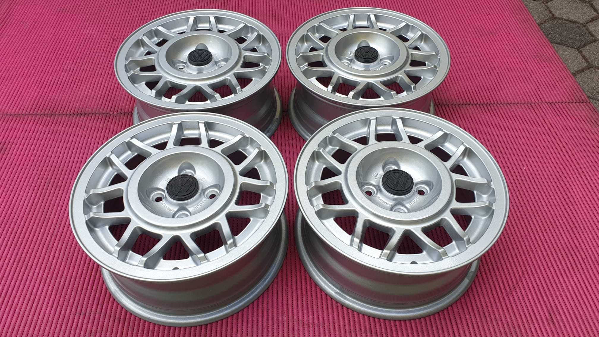 3493 - Jantes 14 4x100 Originais VW Golf MK1 Cabrio Karmann