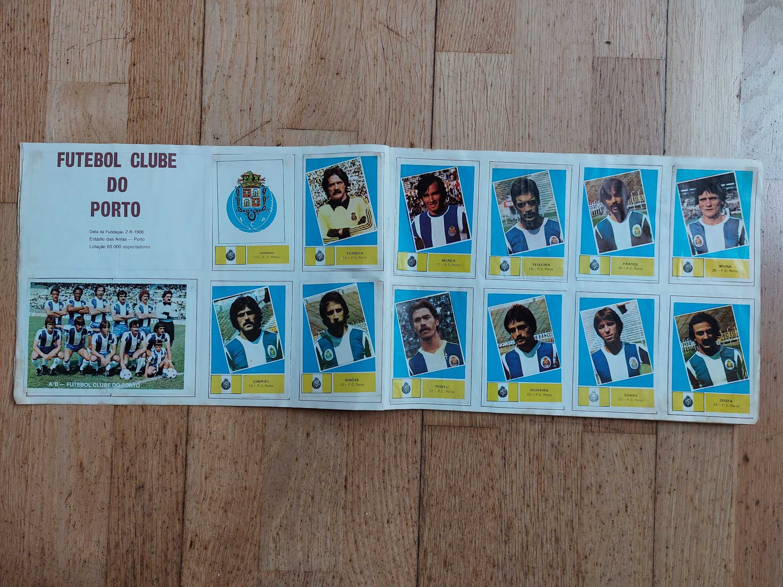 Caderneta de cromos "Futebol 80-81" - Completa