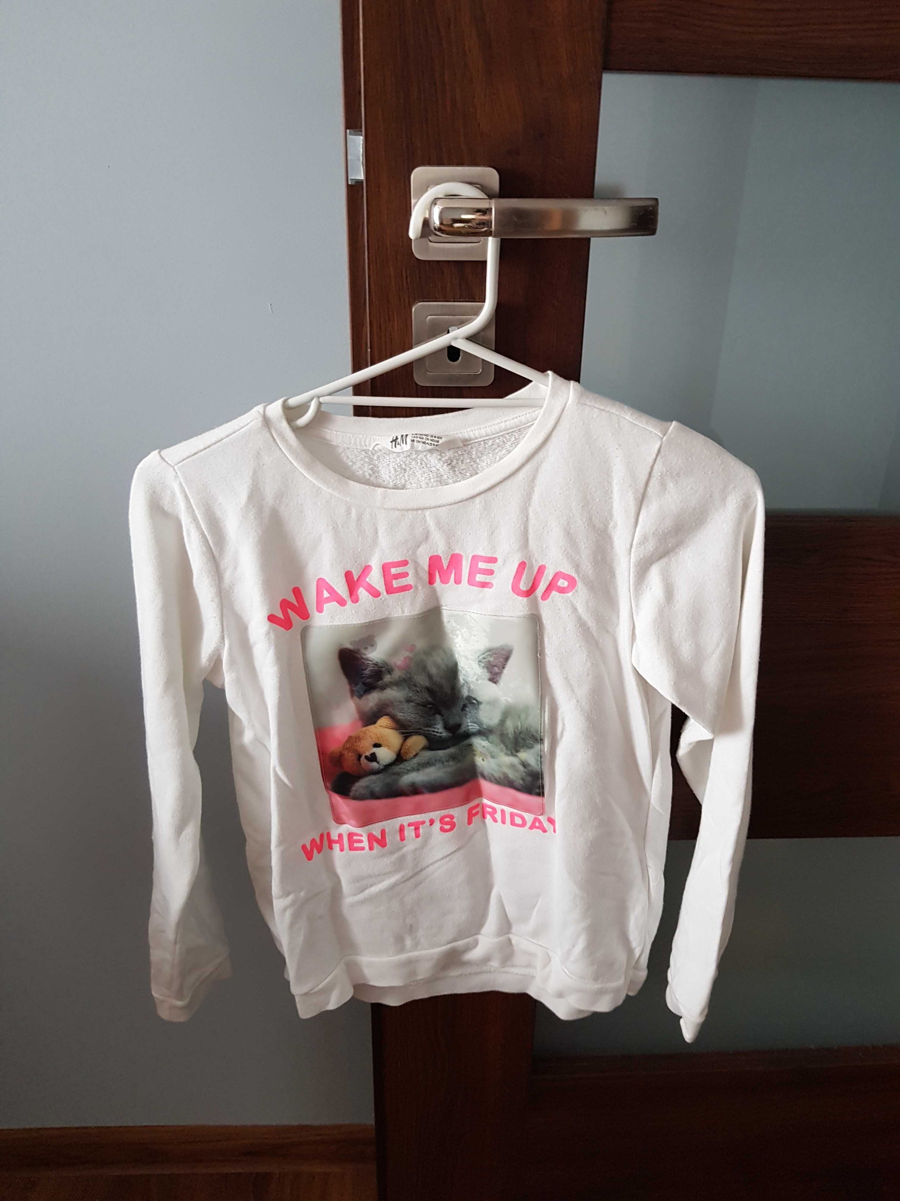 bluza w kota nierozpinana dla dziewczynki H&M
