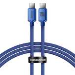 Kabel Baseus CAJY USB-C - USB-C PD 100W 5A 480Mb/s 1,2m - niebieski