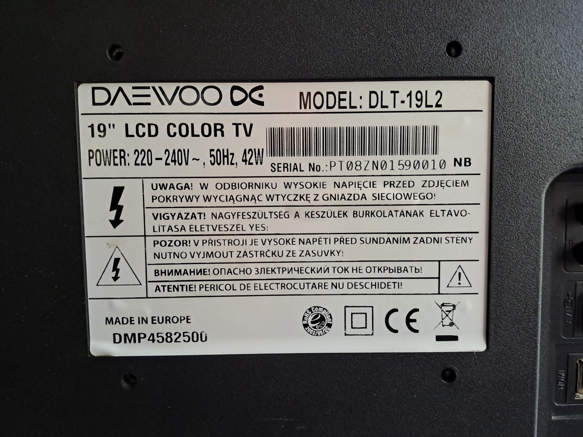 Telewizor LCD Daewoo 19