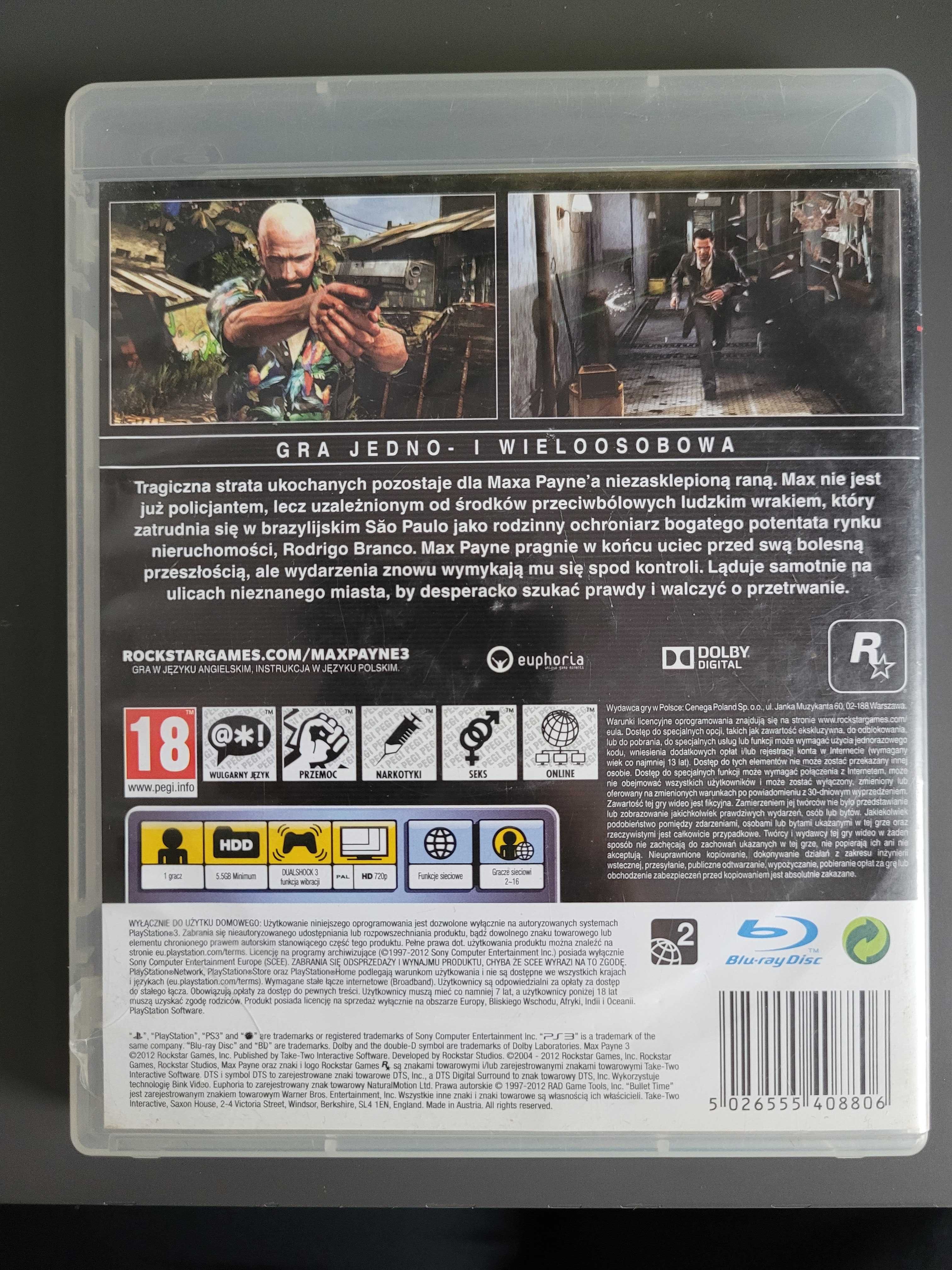 Gra Max Payne 3 PS3