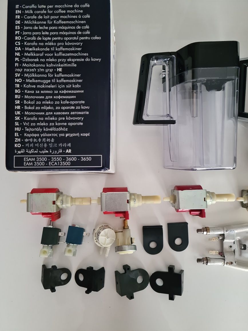 Dzbanek, pompka,grzałka,pojemnik na mleko DeLonghi ESAM