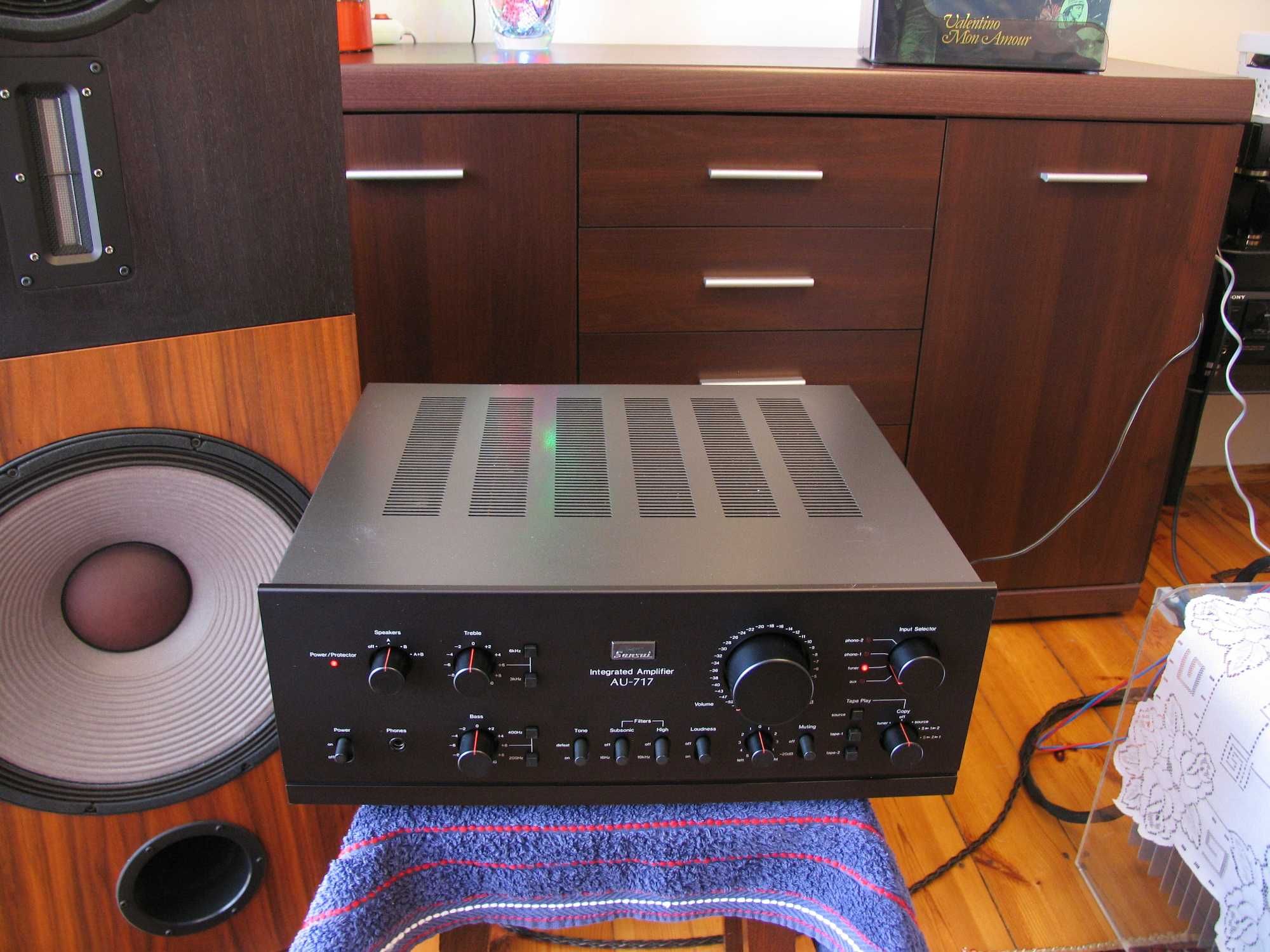 Sansui AU-717 + TU-717 / Zestaw + Przegląd + Recap TOP  '' Vintage ''