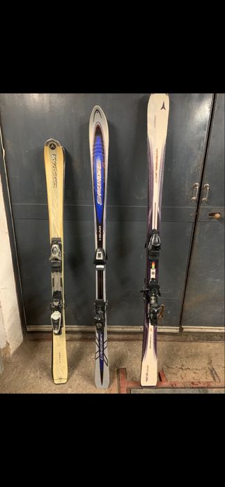 Лижі 170 см та 177 см