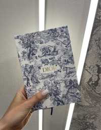 Блокнот тетрадь Диор бренд Dior подарок
