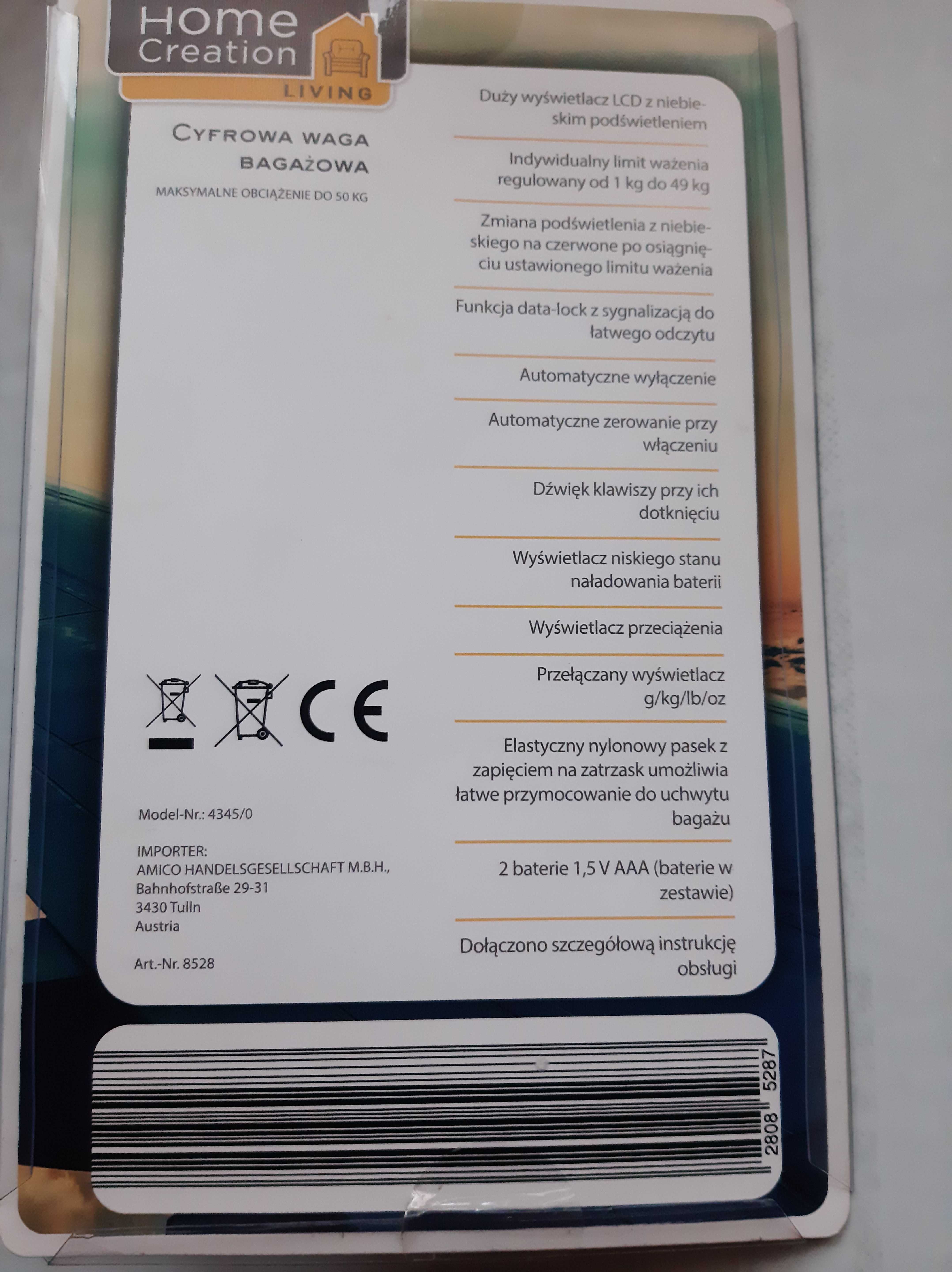 Nowa waga bagażowa