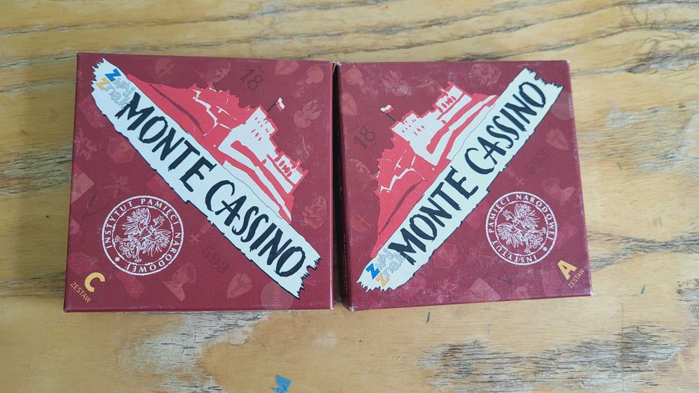 Gra planszowa Instytut Pamięci Narodowej Znak Monte Cassino  A I C