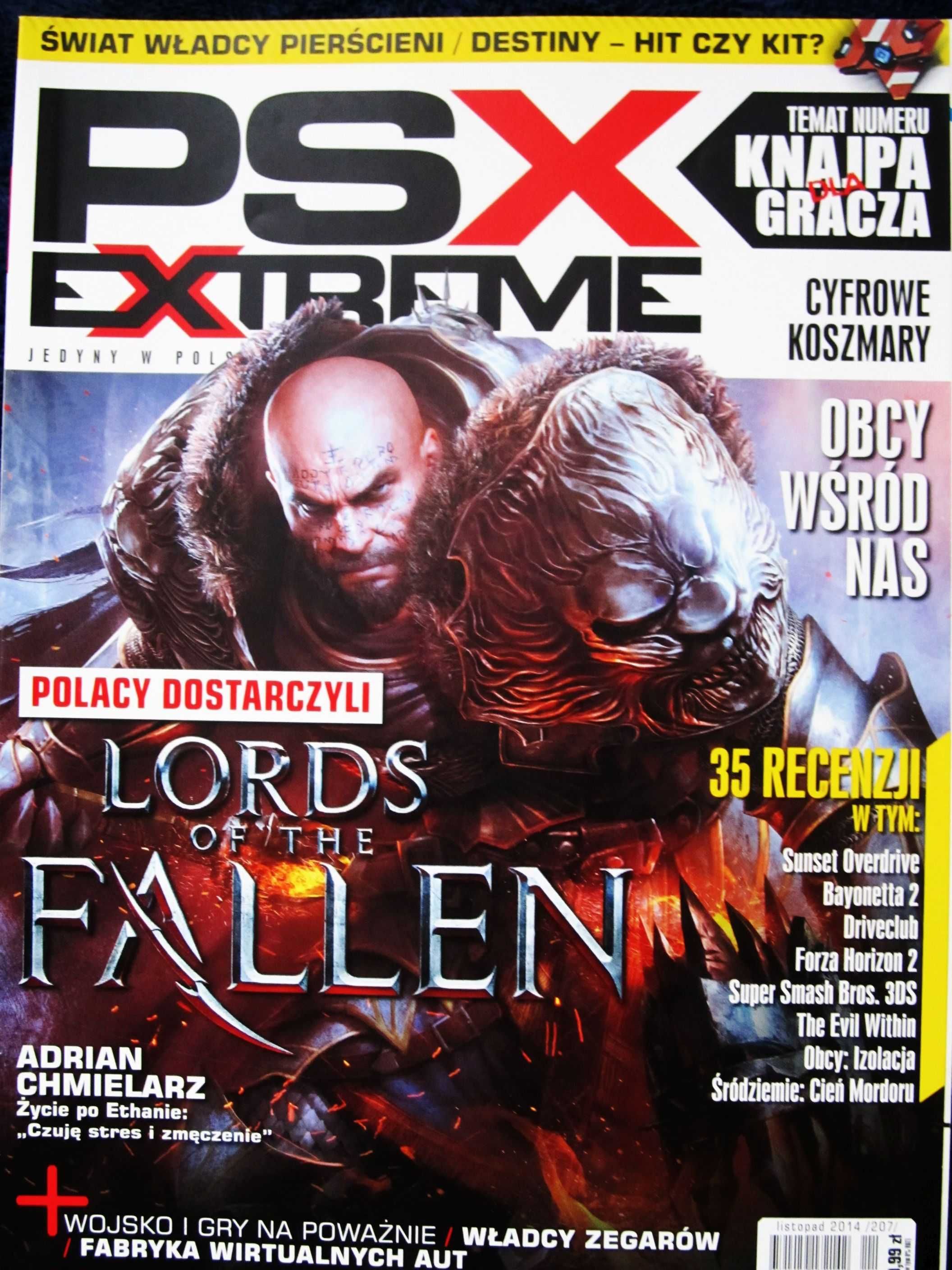 PSX Extreme 207 listopad 2014 Lords of the Fallen,Lord of the Rings