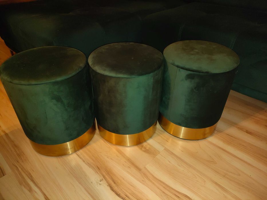 Wypoczynek narożnik, fotel i pufy