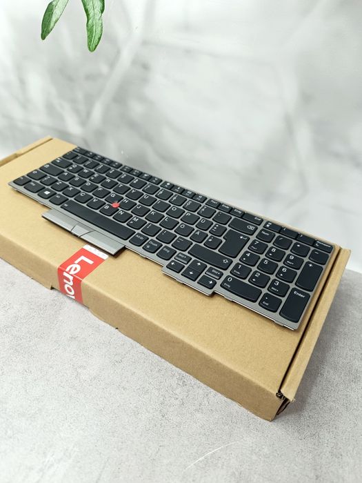 Нова клавіатура ThinkPad T590/L580/E580/E590/P52/P72 DE-BL - SILVER