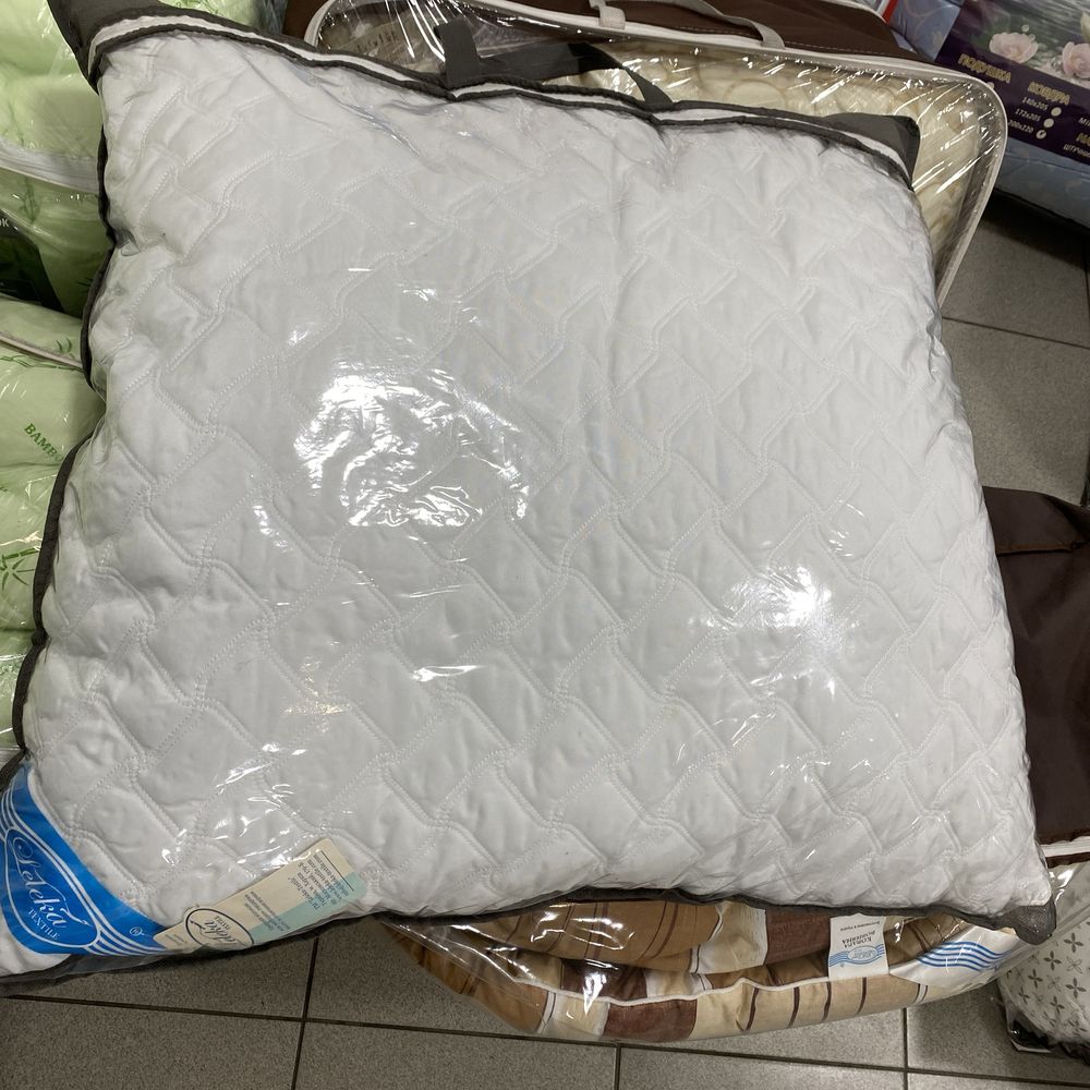 Розпродаж товару! Подушки Leleka: бамбук,білі-кульковий холлофайбер
